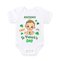 Personalized Gift For Baby First St Patrick's Day Baby Onesie 31834 thumb 1