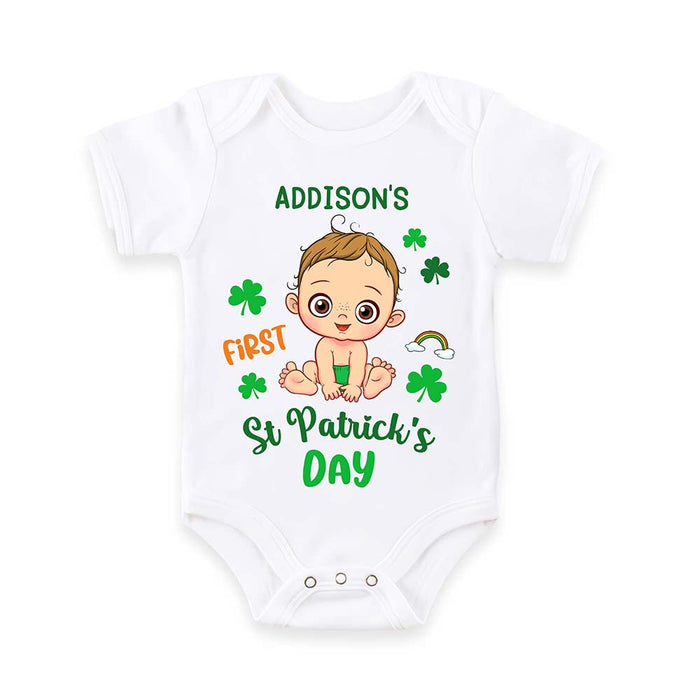Personalized Gift For Baby First St Patrick's Day Baby Onesie 31834 1