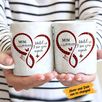 Personalized Butterfly Memorial Mom Dad Mug NB125 85O58 thumb 1