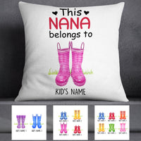 Personalized This Grandma Belongs To Boots  Pillow SB253 65O53 (Insert Included) thumb 1