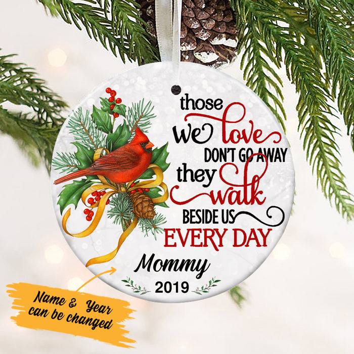 Products Personalized Cardinal Memorial Mom Circle Ornament NB121 67O57 1