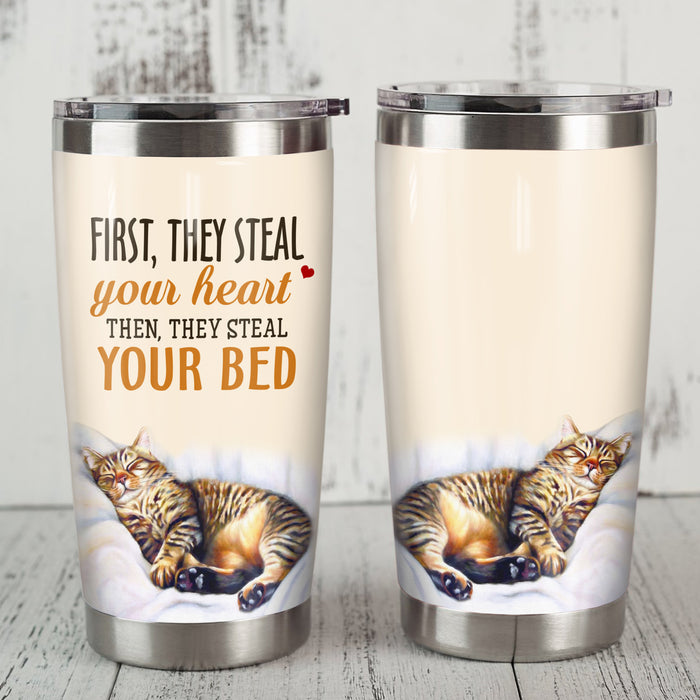 Bengal Cat Steel Tumbler MY82 73O36 1