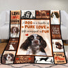 Springer Spaniel Dog Fleece Blanket MR0503 71O51 1