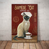 Siamese Cat Coffee Company Canvas SMR3003 85O36 1