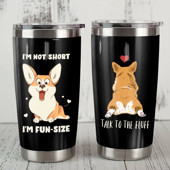 Corgi Dog Steel Tumbler FB0402 67O31 1