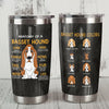 Basset Hound Dog Steel Tumbler MR1204 87O49 1