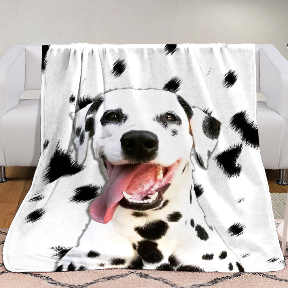 Dalmatian Dog Fleece Blanket JR1401 69O31