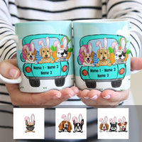 Personalized Dog Mom Easter Truck Mug FB263 81O57 thumb 1