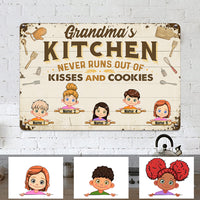 Personalized Kitchen Grandma Metal Sign JL91 26O36 thumb 1