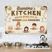 Personalized Kitchen Grandma Metal Sign JL91 26O36 thumb 1