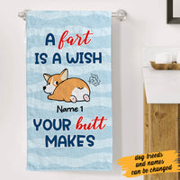 Personalized Dog Fart Bath Towel  DB175 30O60 thumb 1