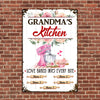 Personalized Grandma Floral Kitchen Metal Sign JL121 95O34 1