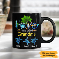 Personalized Mom Grandma Turtle Mug JN232 30O47 thumb 1