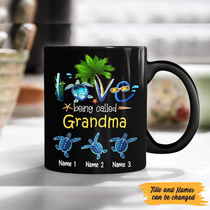 Personalized Mom Grandma Turtle Mug JN232 30O47 1