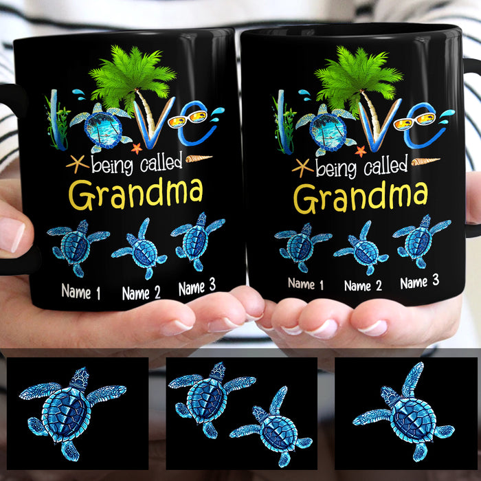 Personalized Mom Grandma Turtle Mug JN232 30O47 1