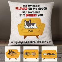 Personalized Dog Couch  Pillow SB251 81O53 (Insert Included) thumb 1