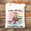 Personalized Dog Hippie Girl Beautiful Things T Shirt JN242 95O58 1