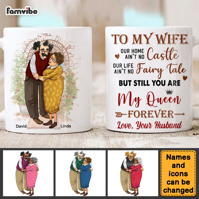 Personalized Couple Gift You Are My Queen Forever Mug 31326 1