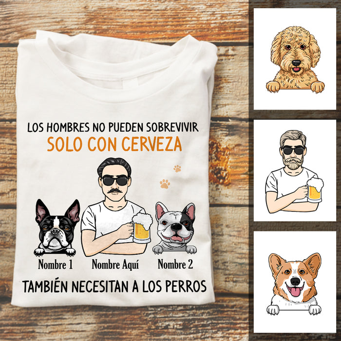 Personalized Dog Dad Perro Perra Spanish T Shirt JL144 30O34 1