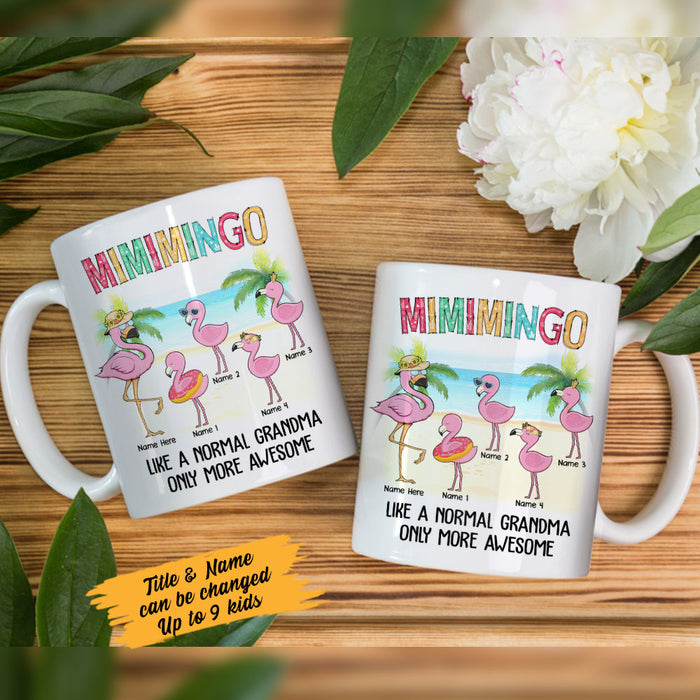 Personalized Grammingo Flamingo Grandma Mug JN121 25O58 1