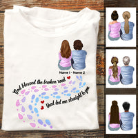 Personalized Love Couple God Blessed Husband Wife T Shirt JL141 81O47 thumb 1