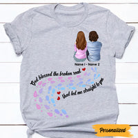 Personalized Love Couple God Blessed Husband Wife T Shirt JL141 81O47 thumb 1