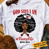 Personalized Nurse God Says I Am T Shirt JL164 95O57 1