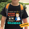 Personalized Grandma Grandpa Asked God Kid T Shirt JL161 81O34 1