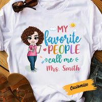 Personalized Call Me Teacher Back To School T Shirt JL162 30O58 thumb 1