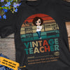 Personalized Teacher T Shirt JL192 26O36 1