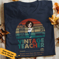 Personalized Teacher T Shirt JL192 26O36 thumb 1
