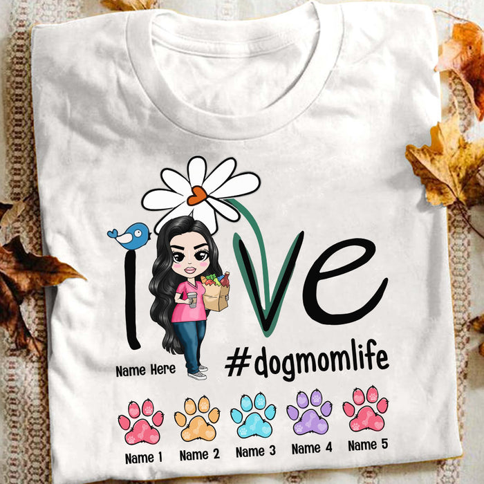 Personalized Dog Mom T Shirt JL193 26O53 1