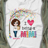 Personalized Mom Grandma Tree T Shirt JL165 30O34 1