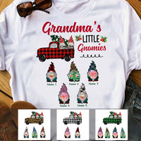 Personalized Grandma Gnomes In Red Truck Christmas T Shirt OB72 95O58 thumb 1