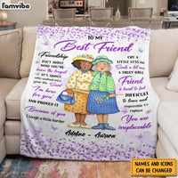 Personalized Gift For Friends Sister Under The Tree Blanket 31099 thumb 1