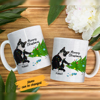Personalized Tuxedo Cat Christmas Mug OB211 85O58 thumb 1