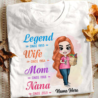 Personalized Mom Grandma T Shirt JL201 26O57 thumb 1