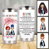 Personalized Friends A Person Steel Tumbler JL212 30O47 thumb 1