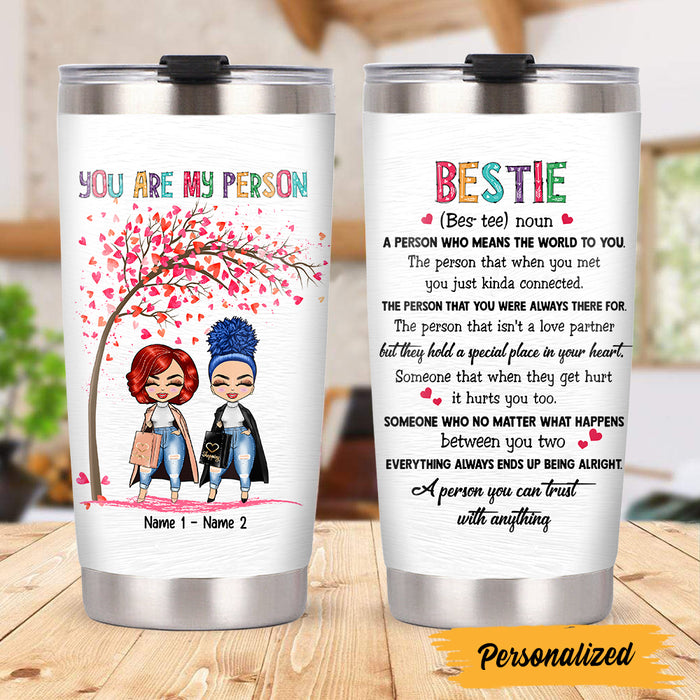 Personalized Friends A Person Steel Tumbler JL212 30O47 1