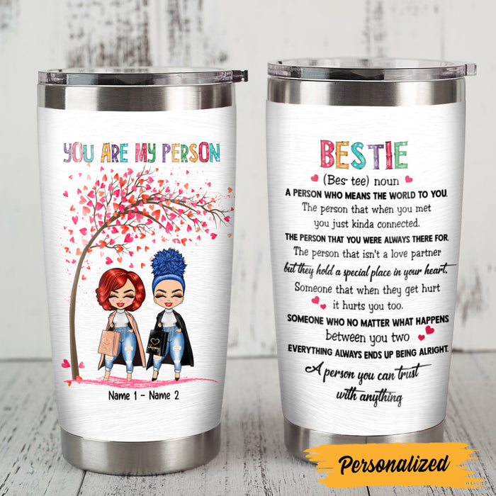 Personalized Friends A Person Steel Tumbler JL212 30O47 1