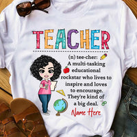 Personalized Teacher Back To School T Shirt JL232 30O47 thumb 1