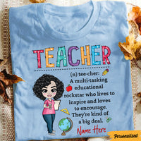 Personalized Teacher Back To School T Shirt JL232 30O47 thumb 1