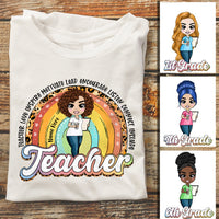 Personalized Teacher Back To School T Shirt JL231 30O34 thumb 1