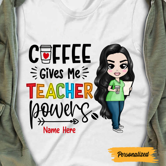 Personalized Teacher Back To School Coffee T Shirt JL237 95O47 1
