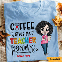 Personalized Teacher Back To School Coffee T Shirt JL237 95O47 thumb 1