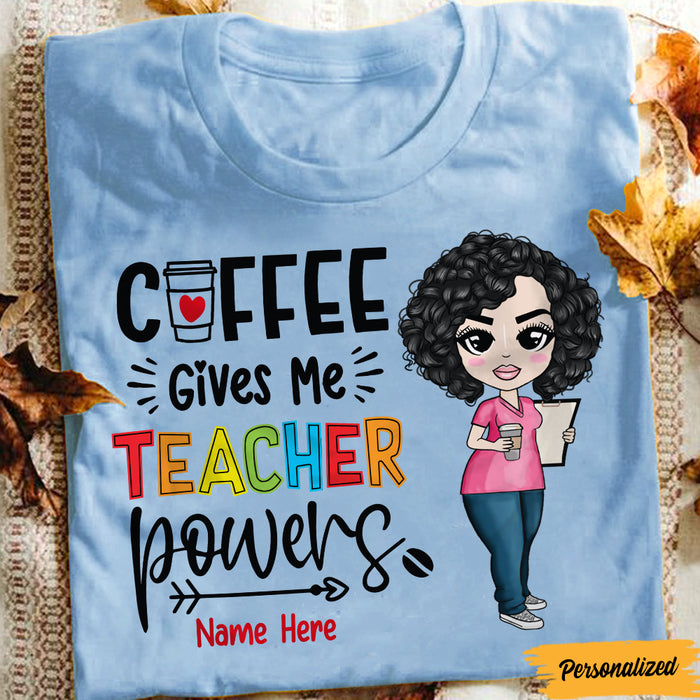 Personalized Teacher Back To School Coffee T Shirt JL237 95O47 1