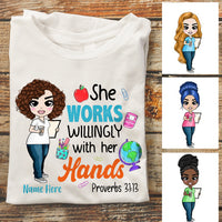 Personalized Teacher Back To School T Shirt JL231 26O34 thumb 1