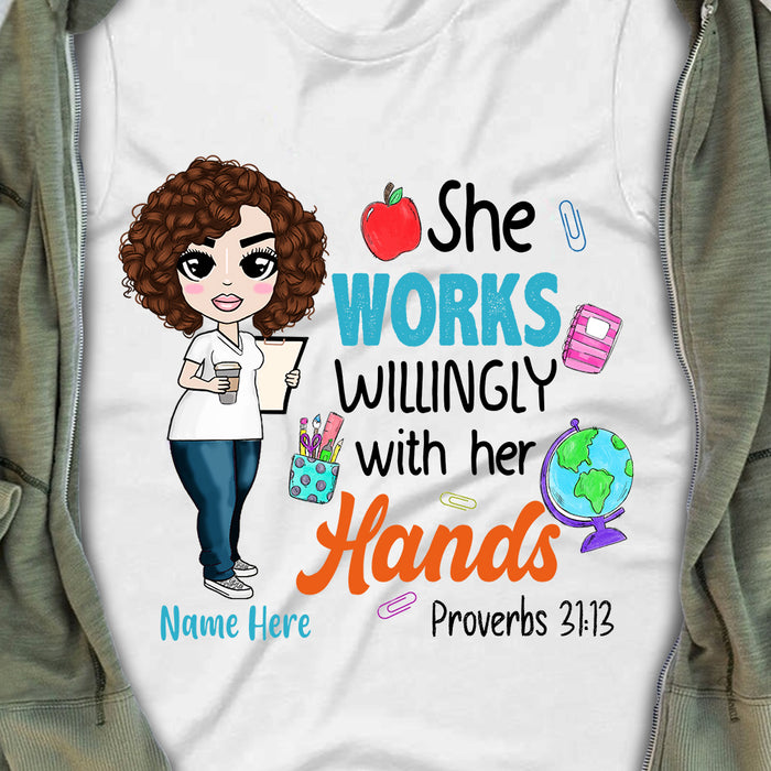 Personalized Teacher Back To School T Shirt JL231 26O34 1