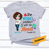 Personalized Teacher Back To School T Shirt JL231 26O34 thumb 1