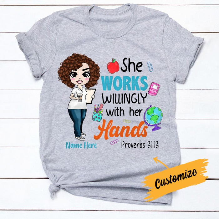 Personalized Teacher Back To School T Shirt JL231 26O34 1